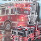 Piececool 3D Metal Puzzles For Adults, Ladder Truck Fire Engine Model Kits Building, Challenge To Assemble Diy Craft Kits, Best