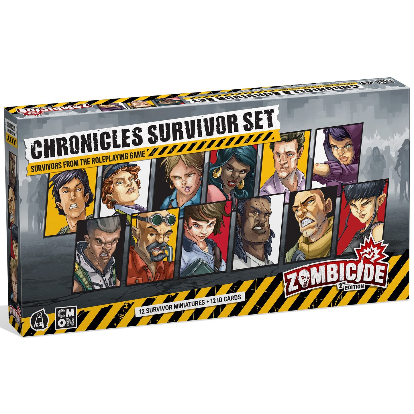 Cmon Zombicide 2Nd Edition Chronicles Survivor Set - Expand Your Survivor Roster With 12 Unique, Highly-Detailed Miniatures! Coo