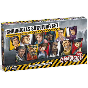 Cmon Zombicide 2Nd Edition Chronicles Survivor Set - Expand Your Survivor Roster With 12 Unique, Highly-Detailed Miniatures! Coo
