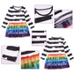 Shelovesit Rainbow Cat Birthday Outfit For Girls, Rainbow Tutu Dress Up Halloween Costume Party (120Cm/5T-6T)