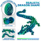 3D Printed Dragon Eggs with Dragon Inside,Articulated Dragon Toys,Fidget Toys for Adults Kids,Prefilled Easter Toys for Easter H