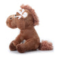 The Petting Zoo Horse Stuffed Animal, Gifts For Kids, Bright Eye Animals, Horse Plush Toy 7 Inches