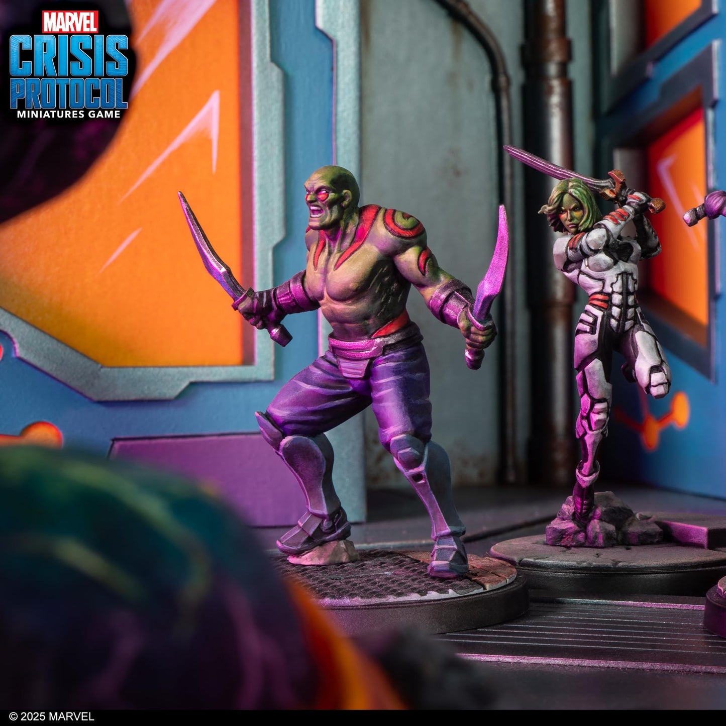 Asmodee Marvel Crisis Protocol Affiliation Pack - Tabletop Game for 2 Players, Ages 14+, Plastic, Small, Multicolor, Model CP223