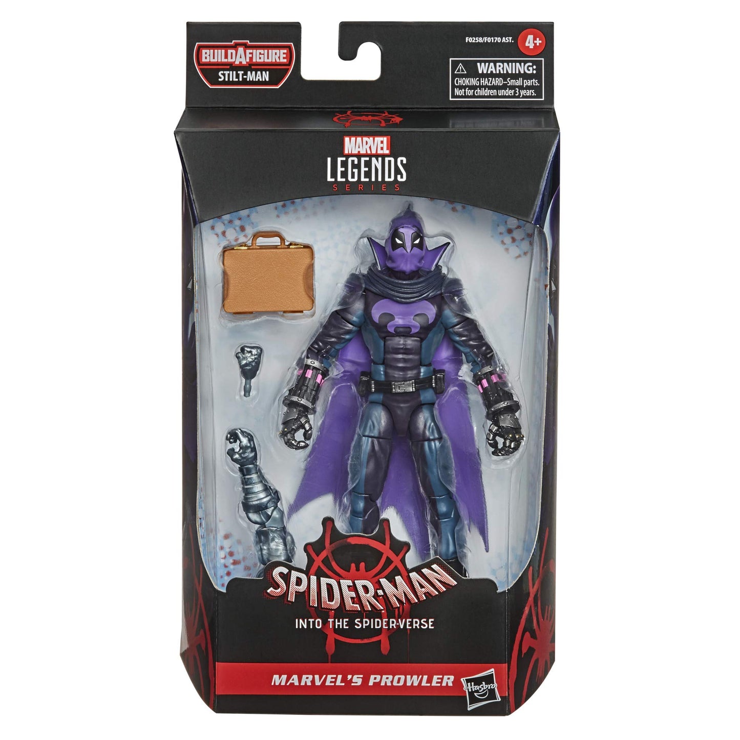 Marvel Spider-Man Prowler 6-Inch Action Figure Toy, Multi-Color, Plastic, Model F0258, for Kids Age 4 and Up