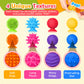Sensory Fidget Toys Kids Adults :20 Pack Textured Suction Cup Sensory Toys For Kids With Autism- Bulk Fidgets For Students Classroom Prize-Squishy Bath Calm Down Corner Supplies For Boys Girls Gifts