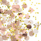 TecUnite Round Tissue Paper Table Confetti Dots for Wedding Birthday Party Decoration, 1.76 oz(Rose Gold Confetti,2.5 cm)