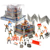 PowerTRC 2 Pack 32 Pcs Wrestling Toys for Kids, Wrestler Play Set with 2 Wrestle Rings Style, 12 Super Wrestlers, Many Realistic