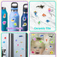 Benresive Reusable Sticker Book For Toddlers 2-4 Years, Fun Travel Stickers For Kids, Waterproof Sticker Books For Toddlers 1-3, Crafts Activities For Todddlers 1-3 2-4 3-5 - Ocean World