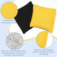 Sotiff 24 Pcs Bean Bags Mini Nylon Cornhole Bean Bags for Kids Tossing Fun Sports Outdoor Family Games Carnival Toy Patriotic Small Beanbag Hand Toss Party Game Supplies for Kid mature-themed (Black  Yellow)