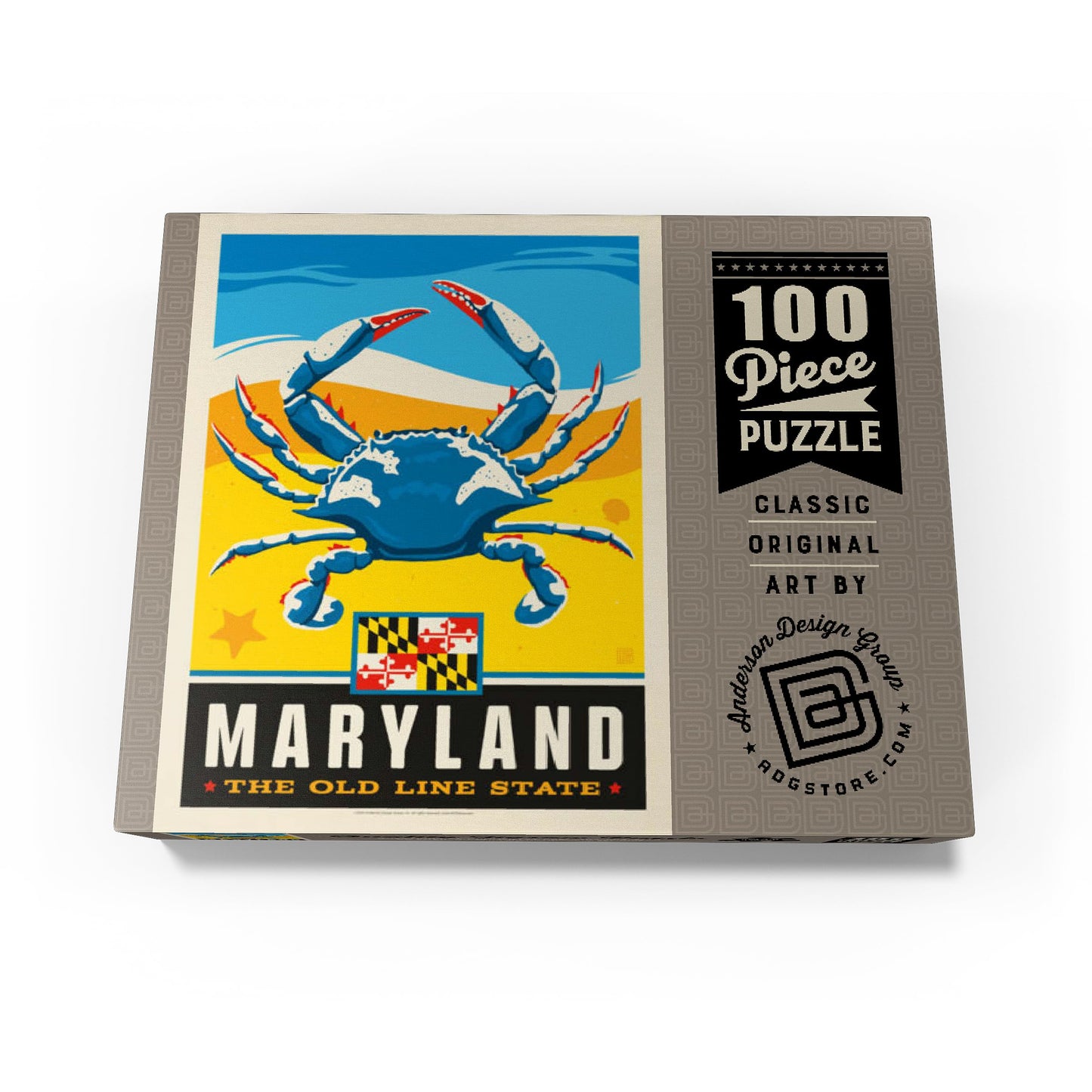 MyPuzzle Maryland: The Old Line State - Premium 100 Piece Jigsaw Puzzle for Adults