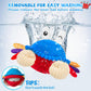 Baby Toys 12-18 Months, Musical Crawling Crab Plush Toy - 40 Songs & Recording Feature, Dancing Walking Moving Bouncing Tummy Ti