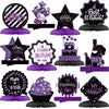 12 Pieces Happy Birthday Decorations Birthday Honeycomb Centerpieces For Table Decorations Birthday Honeycomb Table Topper For W