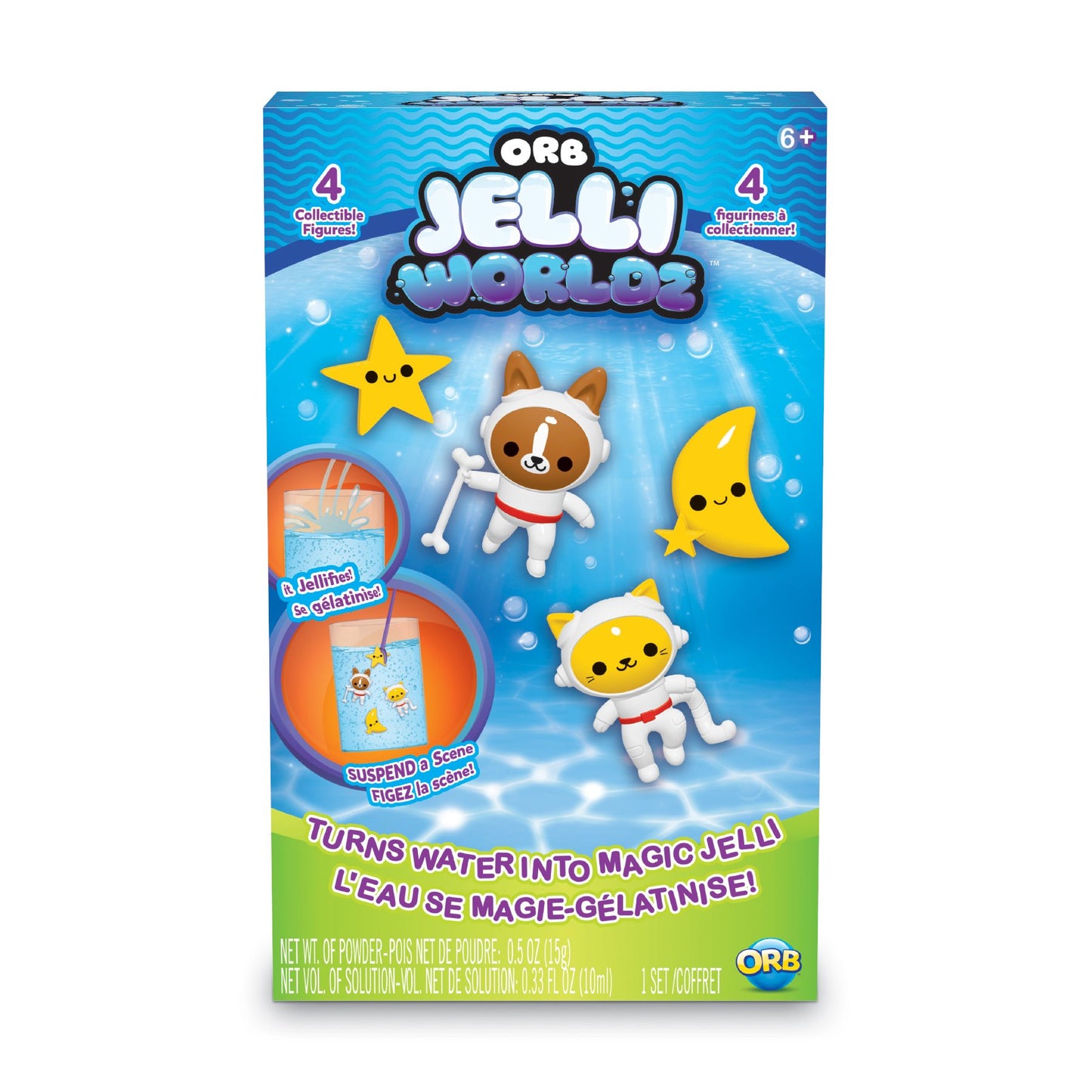 ORB The Factory Jelli WorldzSpace Compound Playset, Clear, 5.5 x 2.25 x 9