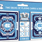 MasterPieces Game Day - NCAA UNC Tar Heels 2-Pack Playing Cards & Dice Pack - Officially Licensed Set for mature-themeds and Family