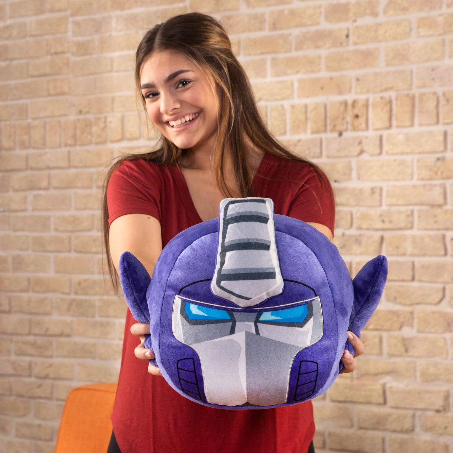 Club Mocchi-Mocchi- Transformers Plush - Optimus Prime Plush - Transformer Toys - Transformers Rise Of The Beasts Toys - Collectible Squishy Plushies - 15 Inch