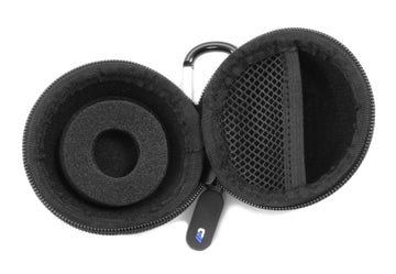 Casematix Blue Clip-On Toy Travel Case Compatible With Tamagotchi On Virtual Interactive Pet Game, Giga Pets Ar And More Digital Pets, Black Case Only