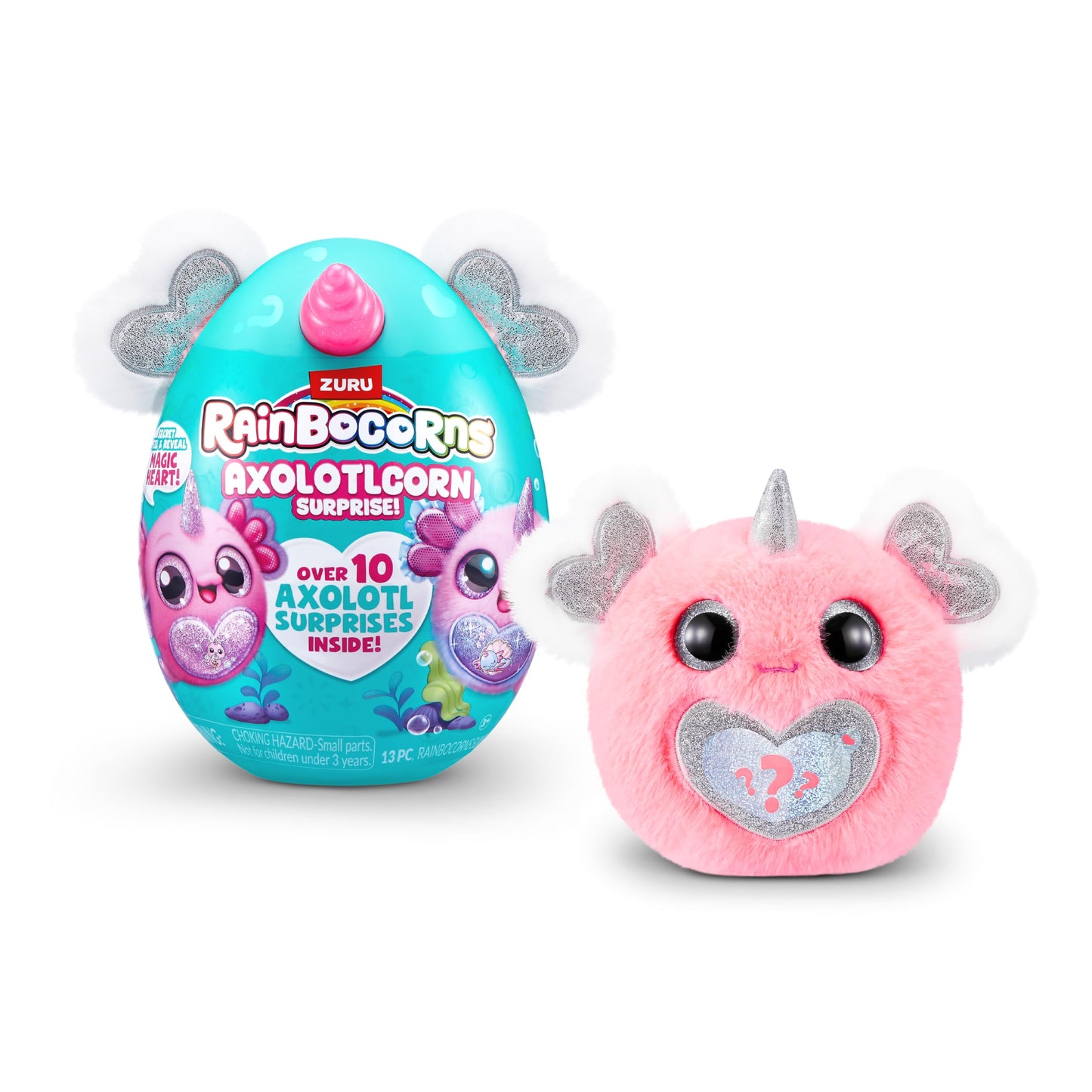 Rainbocorns Axolotlcorn Surprise by ZURU  Collectible Plush Toy for Girls 3+