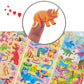 3D Puffy Dinosaur Stickers For Kids, 6 Sheets Reusable Foam Stickers For Toddler Boys Girls, Cute Dino Bubble Stickers For Scrap