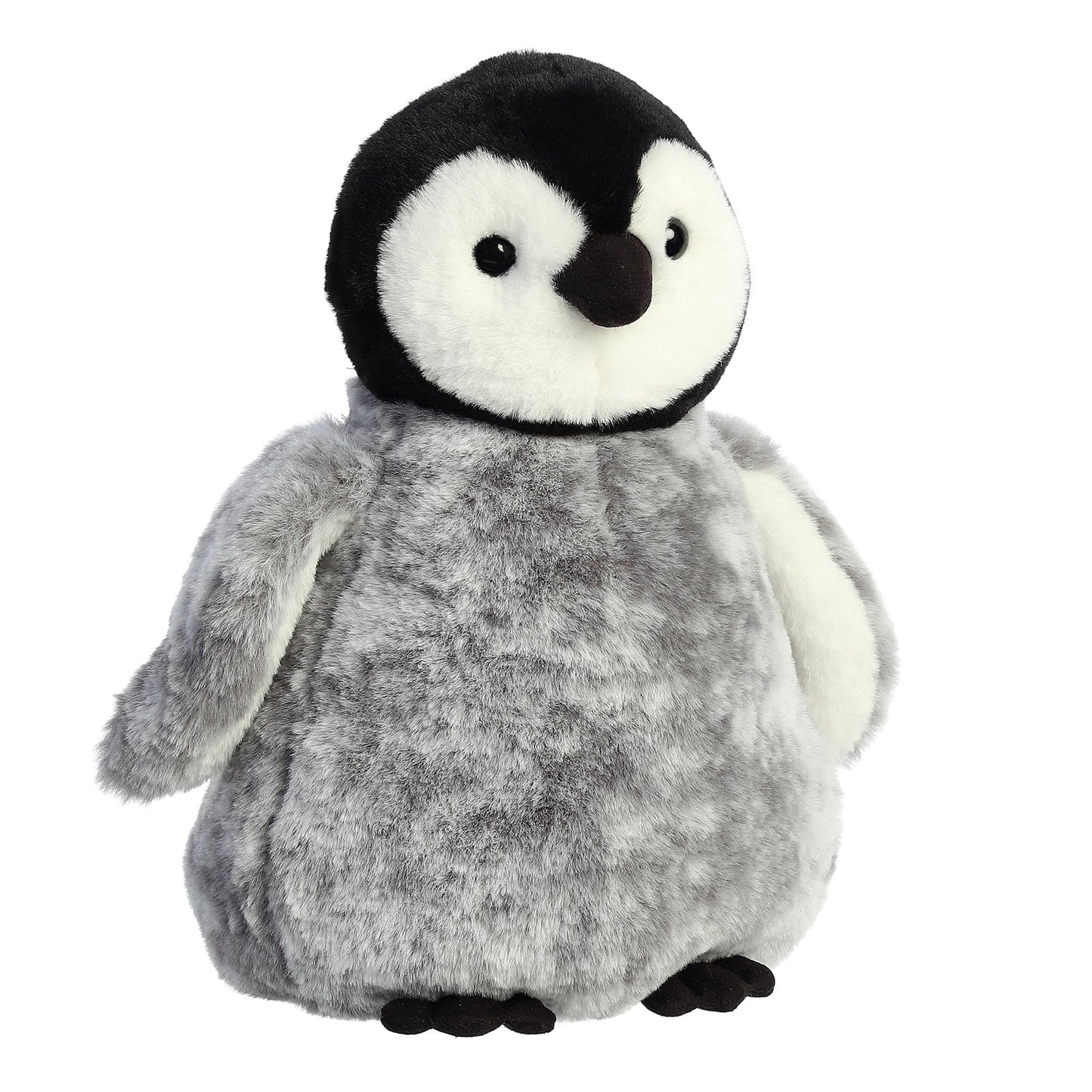 Aurora Festive Holiday Pippy Penguin Stuffed Animal - Seasonal Cheer - Heartwarming Gifts - Gray 11 Inches