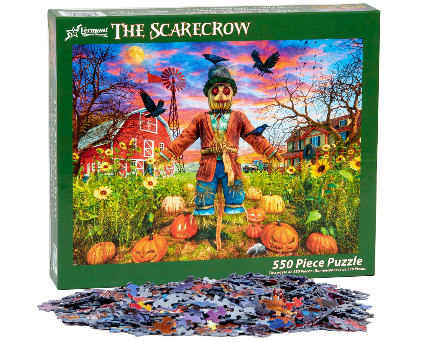 The Scarecrow Jigsaw Puzzle 550 Piece by Vermont Christmas Company