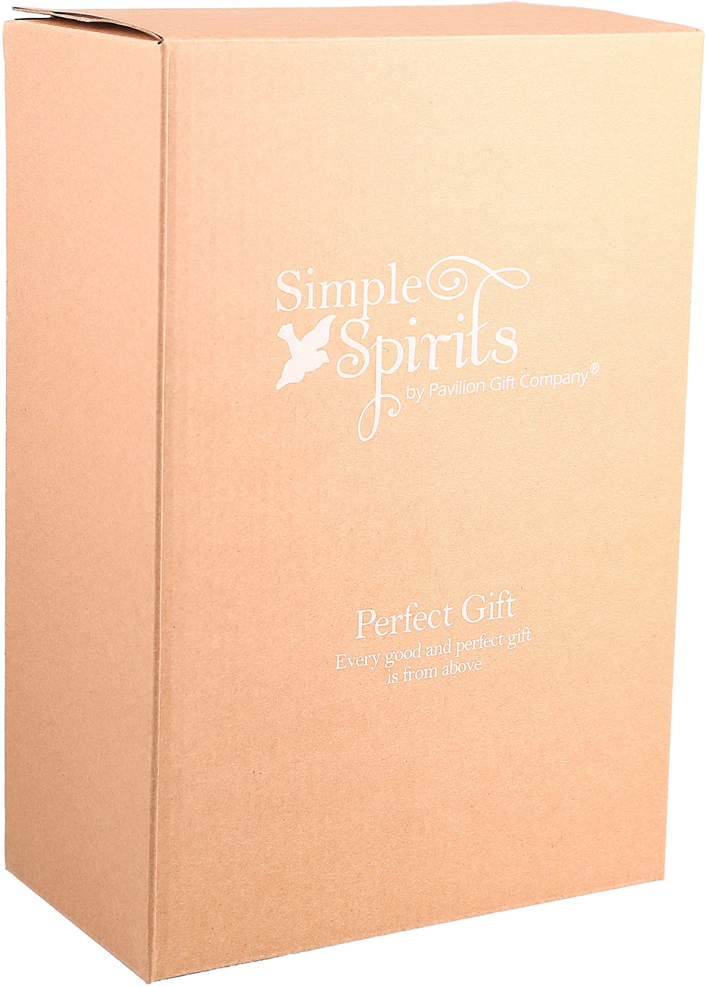 Pavilion Gift Company Simple Spirits 41007 Figurine  7-1/2-Inch  White green tan