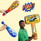 25 Pc Set, 12 Oversized 20 Pow Inflatable Baseball Bats, 12 Punch Balloon, 1 Huge 30 Bopper - for Superhero Theme Birthday Par