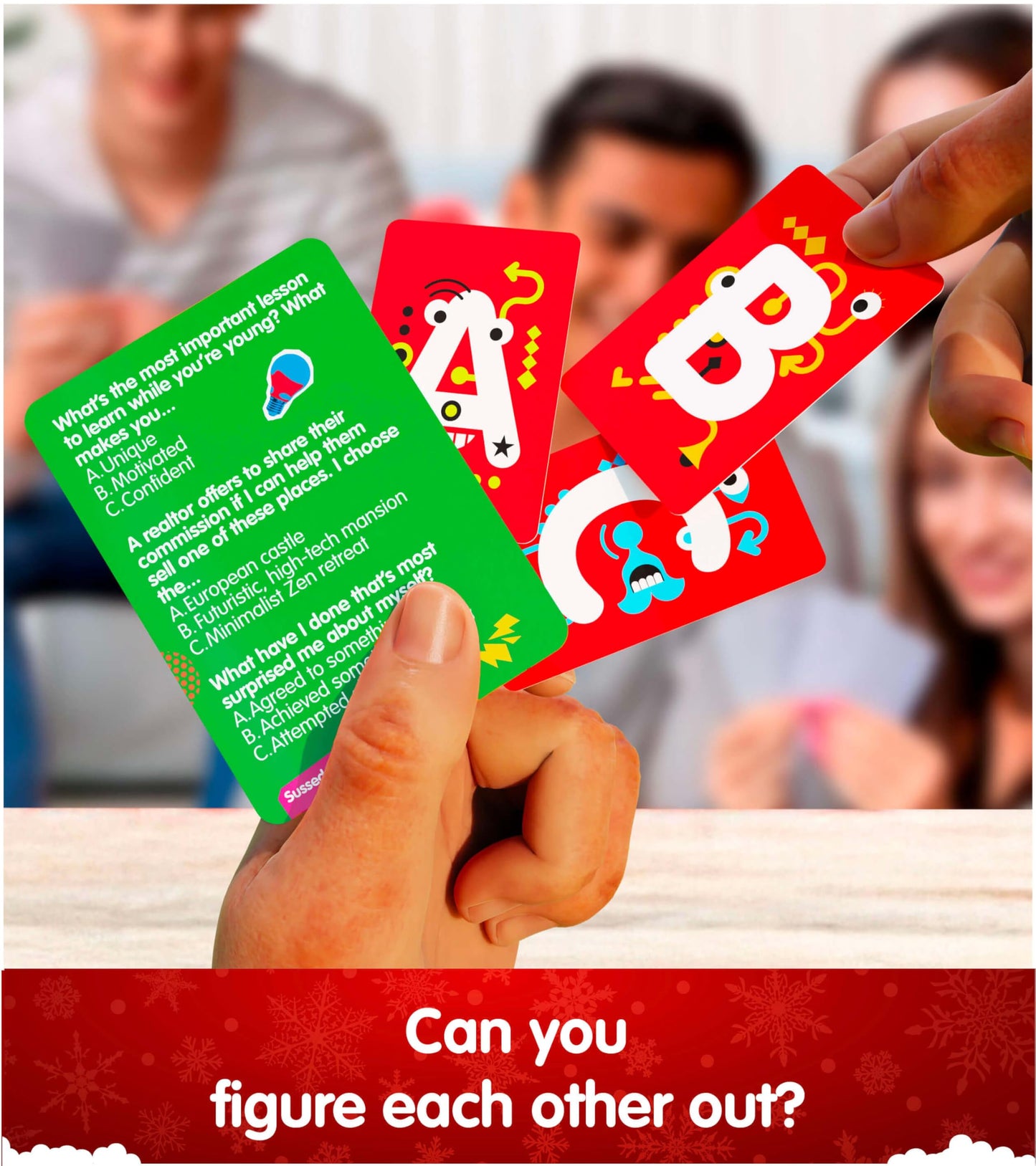 Sussed Lighthearted Conversation Cards - 231 Questions For Friendships, Couples, Co-Workers And More - Adults & Teens Ages 15+ - Icebreaker, Gift & Stocking Stuffer