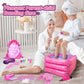 Shemira Gift Set for Girls 7, 8, 9, 10-12 Years Old, Spa Day Toys, Kids Manicure Pedicure Kit and Nail Art Kit, Birthday Gifts f