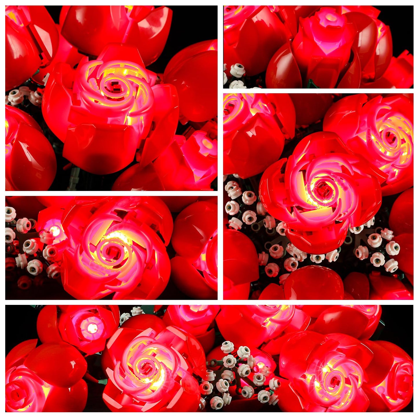 Yeabricks Led Light For Lego-10328 Icons Bouquet Of Roses Building Blocks Model (Lego Set Not Included)