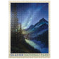 Mypuzzle Glacier National Park: Starlight, Vintage Poster - Premium 500 Piece Jigsaw Puzzle For Adults