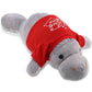 DolliBu I Love You Valentine Plush Wild Grey Manatee - Cute Soft Cuddly Stuffed Animal with Red Heart Shirt for Valentines Day  Birthday Present  Anniversary  Romantic Date - 15 Inches