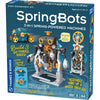 Thames & Kosmos Springbots Stem Kit | Build 3 Spring-Powered| Race Car, Walking Robot, Countdown Timer Powered By A Mainspring | Learn About Potential & Kinetic Energy, Gears & Springs, Black , 10 X 2.5 X 11 Inches