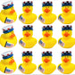 Cool 4Th Of July Rubber Duckies With Usa Flag (2') Standard Size. (12 Pack) Cute Duck Bath Tub Pool Toys. (Patriotic Rubber Ducks)