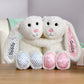Let'S Make Memories Personalized Hugging Plush Bunnies - For Birthday - Easter Bunny - Bunny Stuffed Animal For Kids - For Boy -