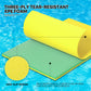MADOG Outdoor Floating Water Mat - 9 x 6 Ft, Yellow, Tear Resistant XPE Foam, Ideal for Beach, Lake, Ocean, and Pool Fun
