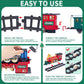 Shemira Christmas Train Set, Train Toys For Boys Girls, Toy Train With Smoke, Light And Sound, Steam Train Sets For Around Christmas Tree, Christmas Train Toys Gifts For 3 4 5 6 7 8+ Years Old Kids
