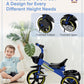 KRIDDO 2-in-1 Toddler Tricycle for Ages 18 Months to 5 Years Old - Extended Push Handle for Effortless Push, Gift Trike for Todd