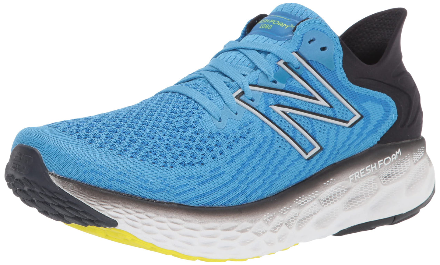 New Balance Mens Fresh Foam 1080 V11 Running Shoe, Heliumblack, 75