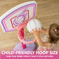 Joyin Toddler Basketball Hoop, Adjustable Basketball Goal With 4 Balls For Kids Indoor Outdoor Play, Basketball Arcade Game, Christmas Birthday Gift For Boys Girls Age 1 And Up - Air Pump Included