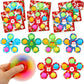 Scione Christmas Day Gifts For Kids, 24 Pack Christmas Fidget Spinner Bulk Pop Sensory Toy Christmas Party Favors For Kids, Classroom Exchange Gifts For Christmas Party Supplies Girls Boys