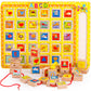 zest 4 toyz Wooden Puzzle English Learning Alphabet Tray with Lacing Beads Strings Early Educational Toy for 2 3 4 5 Year Kids