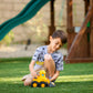 CAT Construction Toys, Front Loader Toy - Interactive Forward & Back Motion, Lights & Sounds, Animated Face - Batteries & Play R