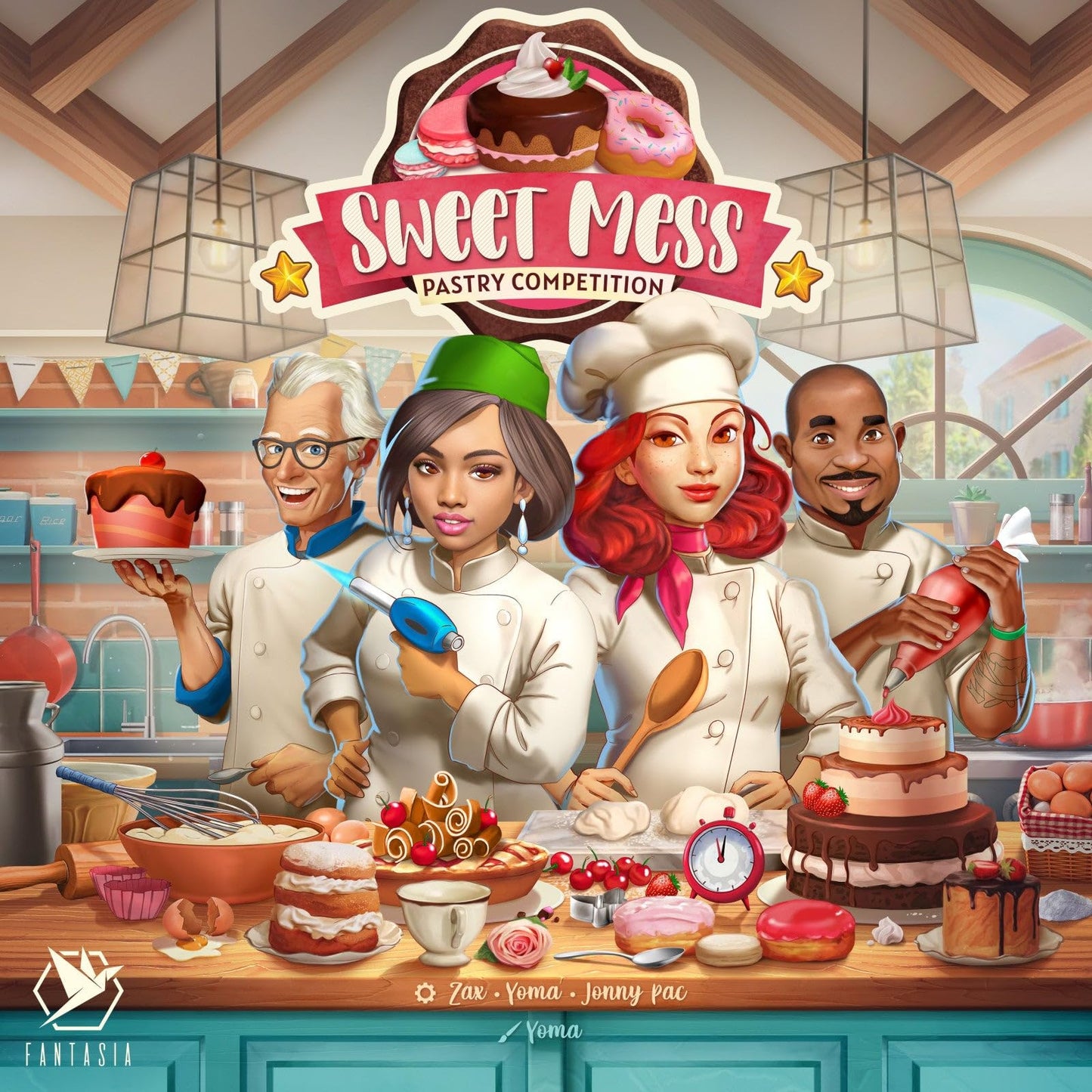 Fantasia Games | Sweet Mess | Board Game | 1-4 Players | 45-90 Mins | Ages 10+