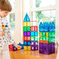 Megagontiles 120Pcs Premium Magnetic Tiles Marble Run|Magnet Tiles|Stem Authenticated|Magnetic Blocks|Magnetic Building Blocks|Magnets For Kids|Magnetic Tile Toy |Boys Girls Age 3 4 5 6 7 8
