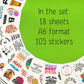 Bulbacraft Psychology Stickers (100Pcs), Funny Vinyl Decals For Laptop, Therapy Gifts, Psychologist Stickers For Women & Men, Wa
