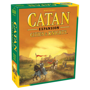 CATAN Cities & Knights Board Game Expansion - Strategy Game for 3-4 Players, Ages 12+, 90 Min Playtime, Various Colors, Model CN1077