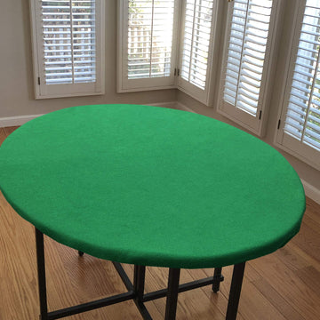 CAIT CHAPMAN HOME COLLECTION Felt Game Table Cover Fitting 35-50 Diameter Round, Hexagon or Octagonal Tables (Fitting 35-50 Tabl