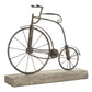 Deco 79 Metal Wood Bicycle, 16 By 14-Inch, Black