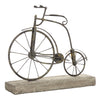 Deco 79 Metal Wood Bicycle, 16 By 14-Inch, Black