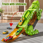 Dinosaur Planet Truck Toys For Boys 3 4 5 6 7 8 Year Old - 2 Layer Transformed Dinosaur Transport Car Carrier Truck With 12 Diec